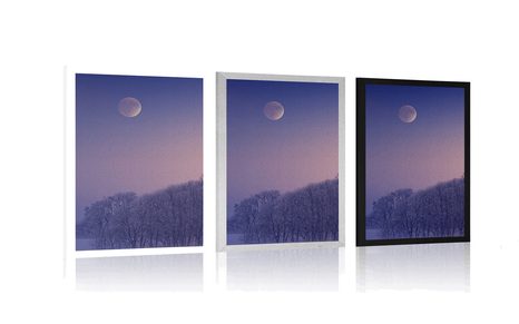 POSTER VOLLMOND ÜBER DEM DORF - NATUR - POSTER