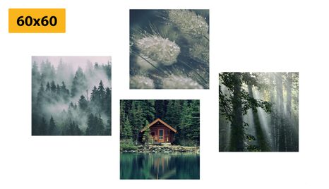 SET OBRAZŮ PŘÍRODNÍ KRÁSY - SESTAVY OBRAZŮ - OBRAZY