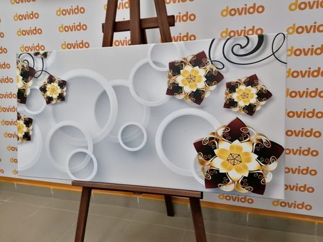 TABLOU BIJUTERII DE AUR - TABLOURI ABSTRACTE - TABLOURI