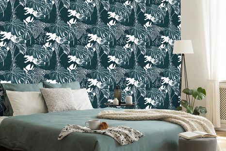 WALLPAPER TROPICAL MONSTERA LEAVES - WALLPAPERS NATURE - WALLPAPERS