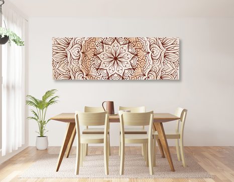 SLIKA ABSTRAKTNA ETNIČNA MANDALA - SLIKE FENG SHUI - SLIKE