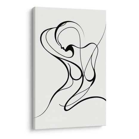 OBRAZ ABSTRAKTNÍ LINIE ŽENY - OBRAZY ŽENY - OBRAZY