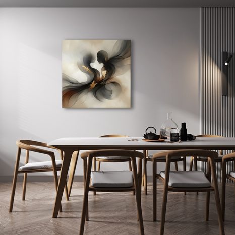 WANDBILD HARMONIE VON SCHATTEN UND LICHT - BILDER MIT LIEBESMOTIVEN - BILDER