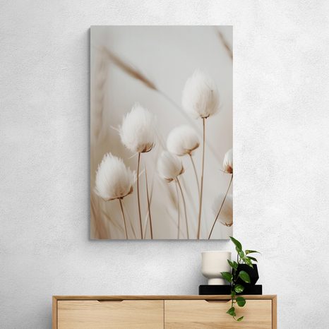 STAMPA SU TELA – STELI DI COTONE - QUADRI DI ERBA - STAMPE E QUADRI