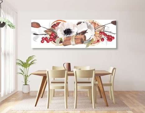 OBRAZ MARTWA NATURA W STYLU VINTAGE - OBRAZY MARTWA NATURA - OBRAZY