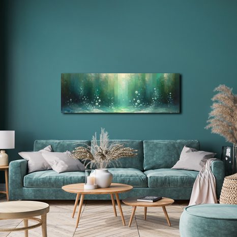 OBRAZ BUBLINY V HLUBINÁCH - OBRAZY ABSTRAKTNÍ TVARY - OBRAZY