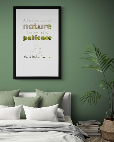 PLAKÁT S PASPARTOU NÁDHERNÝ MOTIVAČNÍ CITÁT - MOTIVY Z NAŠÍ DÍLNY - PLAKÁTY