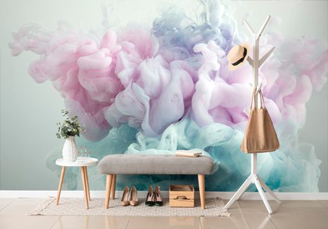 SAMOLEPÍCÍ TAPETA ABSTRAKCE BAREV - SAMOLEPÍCÍ TAPETY - TAPETY