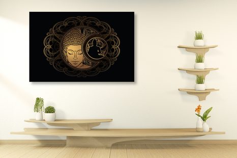 OBRAZ HARMONICKÁ SÍLA BUDHY - OBRAZY FENG SHUI - OBRAZY