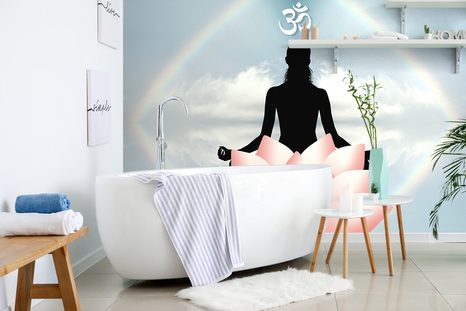 SAMOLEPÍCÍ TAPETA MEDITAČNÍ CVIČENÍ - SAMOLEPÍCÍ TAPETY - TAPETY
