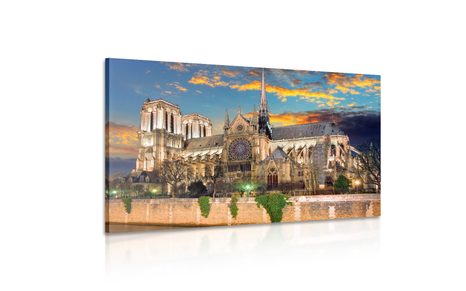 OBRAZ KATEDRÁLA NOTRE DAME - OBRAZY MĚSTA - OBRAZY