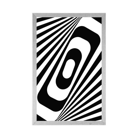 PLAGÁT ČIERNOBIELA ILÚZIA - ČIERNOBIELE - PLAGÁTY