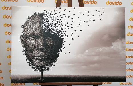 ΕΙΚΌΝΑ ΑΦΗΡΗΜΈΝΟ ΠΡΌΣΩΠΟ ΜΕ ΤΗ ΜΟΡΦΉ ΕΝΌΣ ΔΈΝΤΡΟΥ - ΠΊΝΑΚΕΣ ΑΣΠΡΌΜΑΥΡΕΣ - ΠΊΝΑΚΕΣ