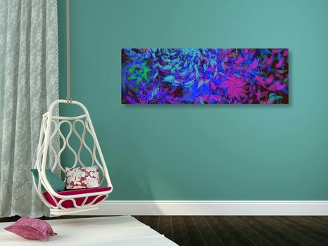 КАРТИНА НА ПЛАТНО – МОДЕРНА АБСТРАКЦИЯ В ИНТЕРЕСНО ИЗПЪЛНЕНИЕ - АБСТРАКТНИ КАРТИНИ - КАРТИНИ