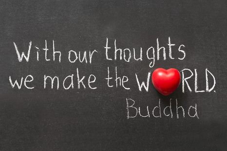 WANDBILD BUDDHAS ZITAT - BILDER MIT SPRÜCHEN UND ZITATEN - BILDER