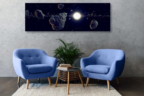 TABLOU METEORIȚI - TABLOURI STELE ȘI COSMOS - TABLOURI