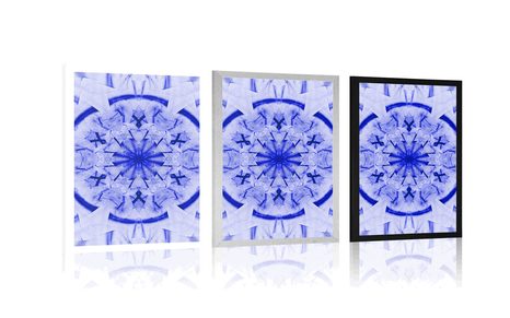 PLAKÁT ABSTRAKCE MANDALY - FENG SHUI - PLAKÁTY