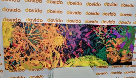 WANDBILD BUNTE ABSTRAKTE KUNST - ABSTRAKTE BILDER - BILDER