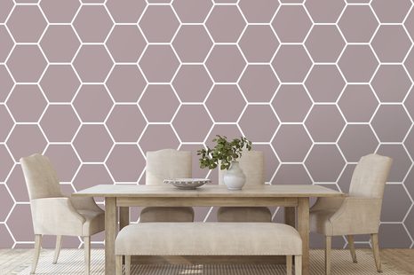 SAMOLEPIACA TAPETA MODERNÝ HEXAGÓN VZOR - SAMOLEPIACE TAPETY - TAPETY
