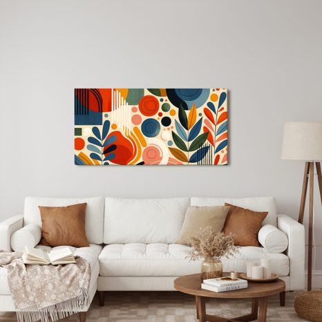 OBRAZ ABSTRAKCE S PŘÍRODNÍM MOTIVEM - ABSTRAKTNÍ OBRAZY - OBRAZY