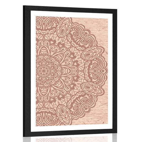 POSTER – MANDALA FLOREALE - FENG SHUI - POSTER