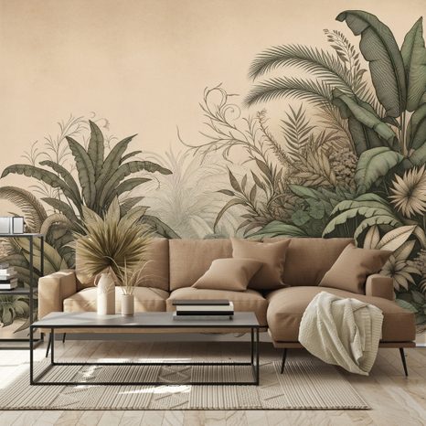 TAPETA PŘÍRODNÍ TROPICKÁ DŽUNGLE - TAPETY DŽUNGLE - TAPETY