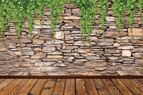 ÖNTAPADÓ TAPÉTA LEVELEKKEL BORÍTOTT FAL - TAPÉTÁK - 🔥 TELJES KIÁRUSÍTÁS