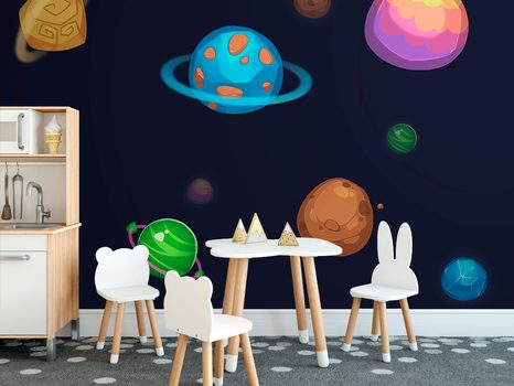 TAPETA KOUZELNÉ PLANETY - DĚTSKÉ TAPETY - TAPETY