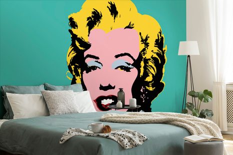SELBSTKLEBENDE TAPETE IKONISCHE MARILYN MONROE IM POP-ART-DESIGN - SELBSTKLEBENDE TAPETEN - TAPETEN