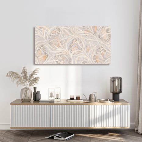 TABLEAU SUR TOILE – AILES DE PAPILLON ÉTHÉRÉES EN DANSE - TABLEAUX PAPILLONS - TABLEAUX