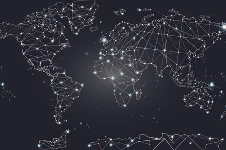 SAMOLEPÍCÍ TAPETA ČERNOBÍLÁ MAPA SVĚTA - SAMOLEPÍCÍ TAPETY - TAPETY