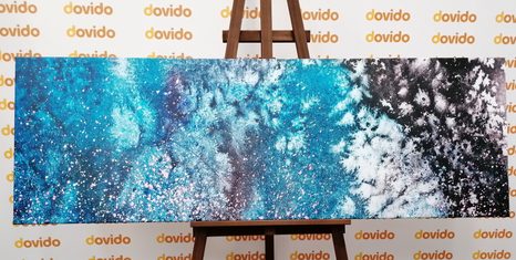 OBRAZ ABSTRAKCE Z AKVARELOVÝCH BAREV - ABSTRAKTNÍ OBRAZY - OBRAZY