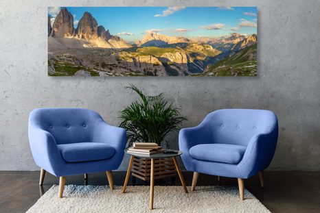 OBRAZ NÁDHERNÝ VÝHLED Z HOR - OBRAZY PŘÍRODY A KRAJINY - OBRAZY