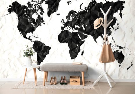 CARTA DA PARATI – MAPPA SU SFONDO INTERESSANTE - CARTA DA PARATI MAPPE - CARTA DA PARATI