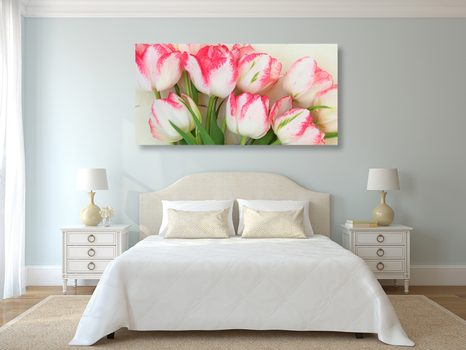OBRAZ TULIPÁNY V JARNOM NÁDYCHU - OBRAZY KVETOV - OBRAZY