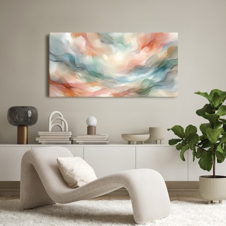 WANDBILD NEBLIGE HIMMELSBLICKE - ABSTRAKTE BILDER - BILDER