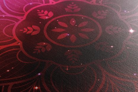 TABLOU MANDALA CU FUNDAL GALACTIC - TABLOURI FENG SHUI - TABLOURI