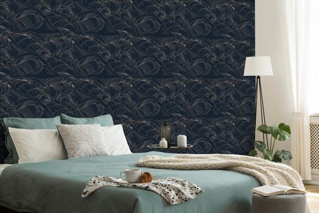 CARTA DA PARATI AUTOADESIVA – STRUTTURA DELLE FOGLIE IN VERSIONE DI LUSSO - CARTA DA PARATI AUTOADESIVE - CARTA DA PARATI