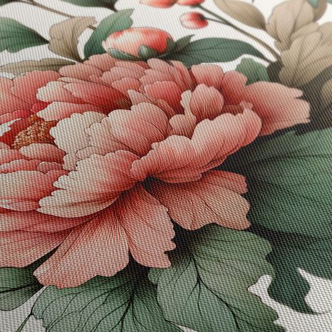 5-TEILIGES WANDBILD PFINGSTROSEN IN SANFTEN TÖNEN - BILDER BLUMEN - BILDER