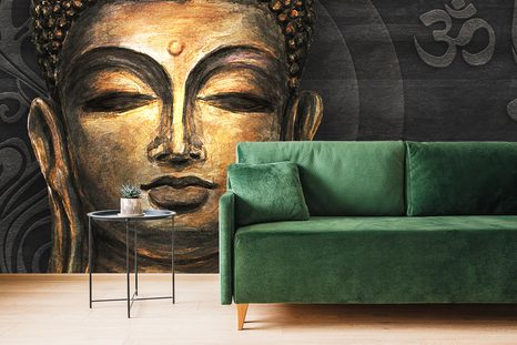 CARTA DA PARATI – VOLTO DI BUDDHA - CARTA DA PARATI FENG SHUI - CARTA DA PARATI