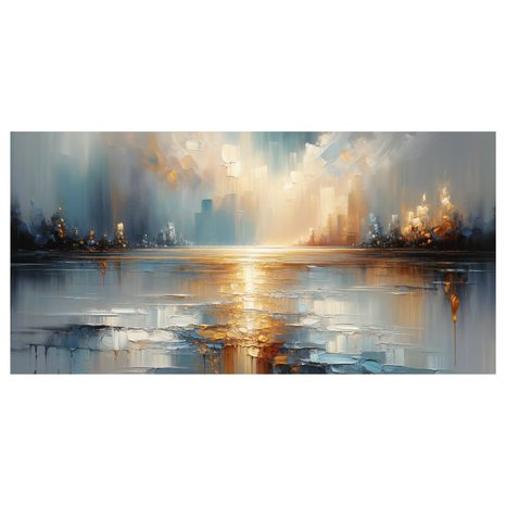 OBRAZ ODRAZ SVĚTLA - ABSTRAKTNÍ OBRAZY - OBRAZY