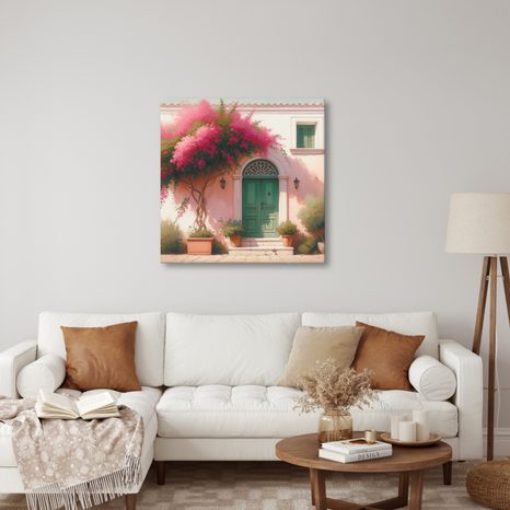 WANDBILD BLUMENBOGEN - BILDER BÄUME UND LAUB - BILDER