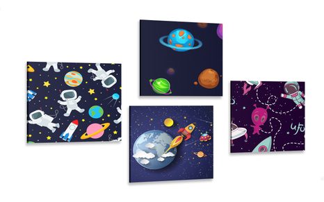 SET OF PICTURES SPACE WORLD