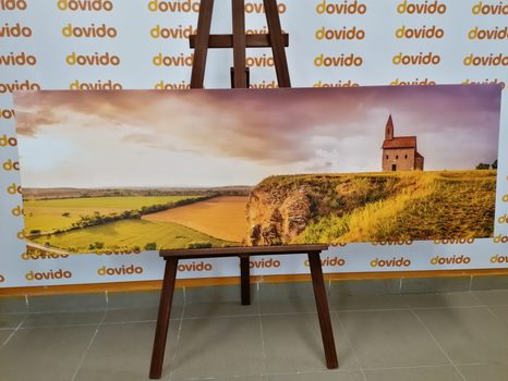 OBRAZ STARÝ KOSTEL V NITŘE - OBRAZY PŘÍRODY A KRAJINY - OBRAZY