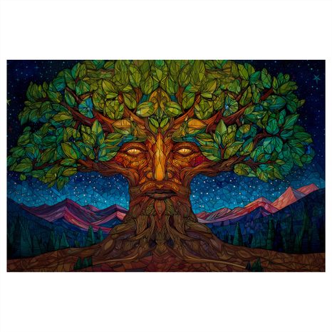 OBRAZ MYSTICKÝ STROM ŽIVOTA - OBRAZY STROMY ŽIVOTA - OBRAZY