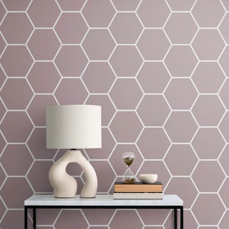 SAMOLEPIACA TAPETA MODERNÝ HEXAGÓN VZOR - SAMOLEPIACE TAPETY - TAPETY