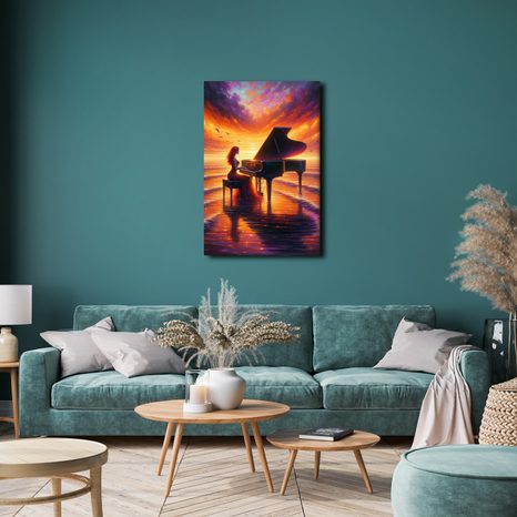 WANDBILD KLAVIERTRÄUME - BILDER MEER UND STRAND - BILDER