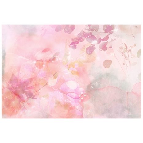 SELBSTKLEBENDE TAPETE BLÄTTER IN PASTELLTÖNEN - SELBSTKLEBENDE TAPETEN - TAPETEN