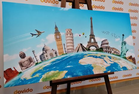 TABLOU DRUMUL ÎNCONJURUL LUMII - TABLOURI CU ORAȘE - TABLOURI