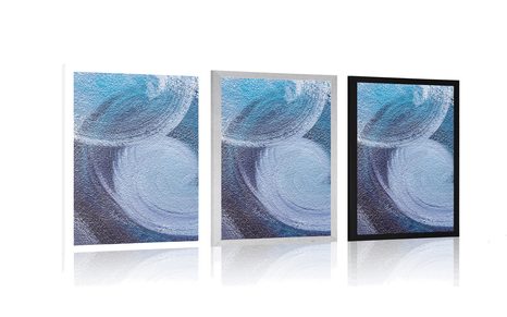 PLAKÁT MODERNÍ ABSTRAKTNÍ TAHY - ABSTRAKTNÍ A VZOROVANÉ - PLAKÁTY